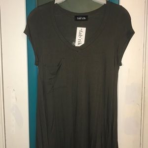 NWT Fab’rik Green Tunic